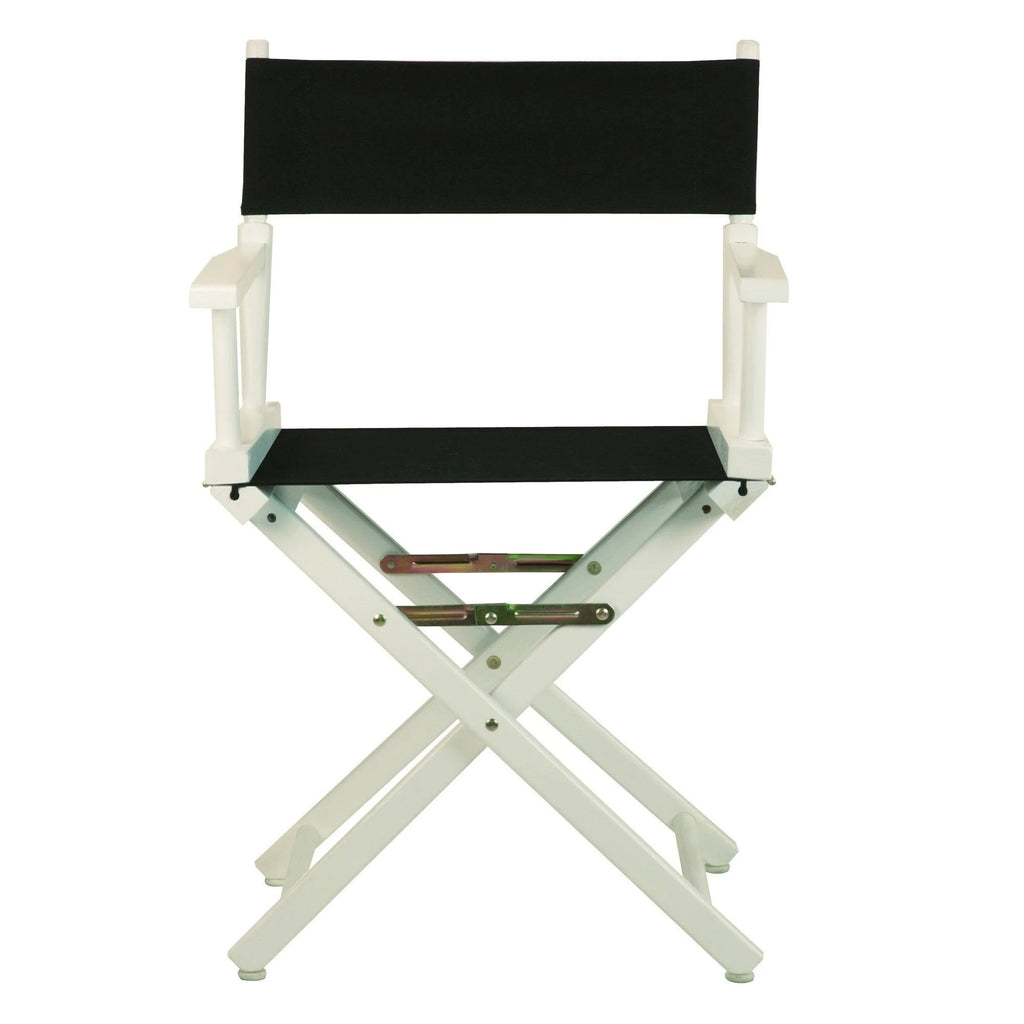 White Frame Lime Green Canvas Director's Chair C73048