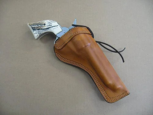 Tan Leather Cross Draw Holster for Revolver P721