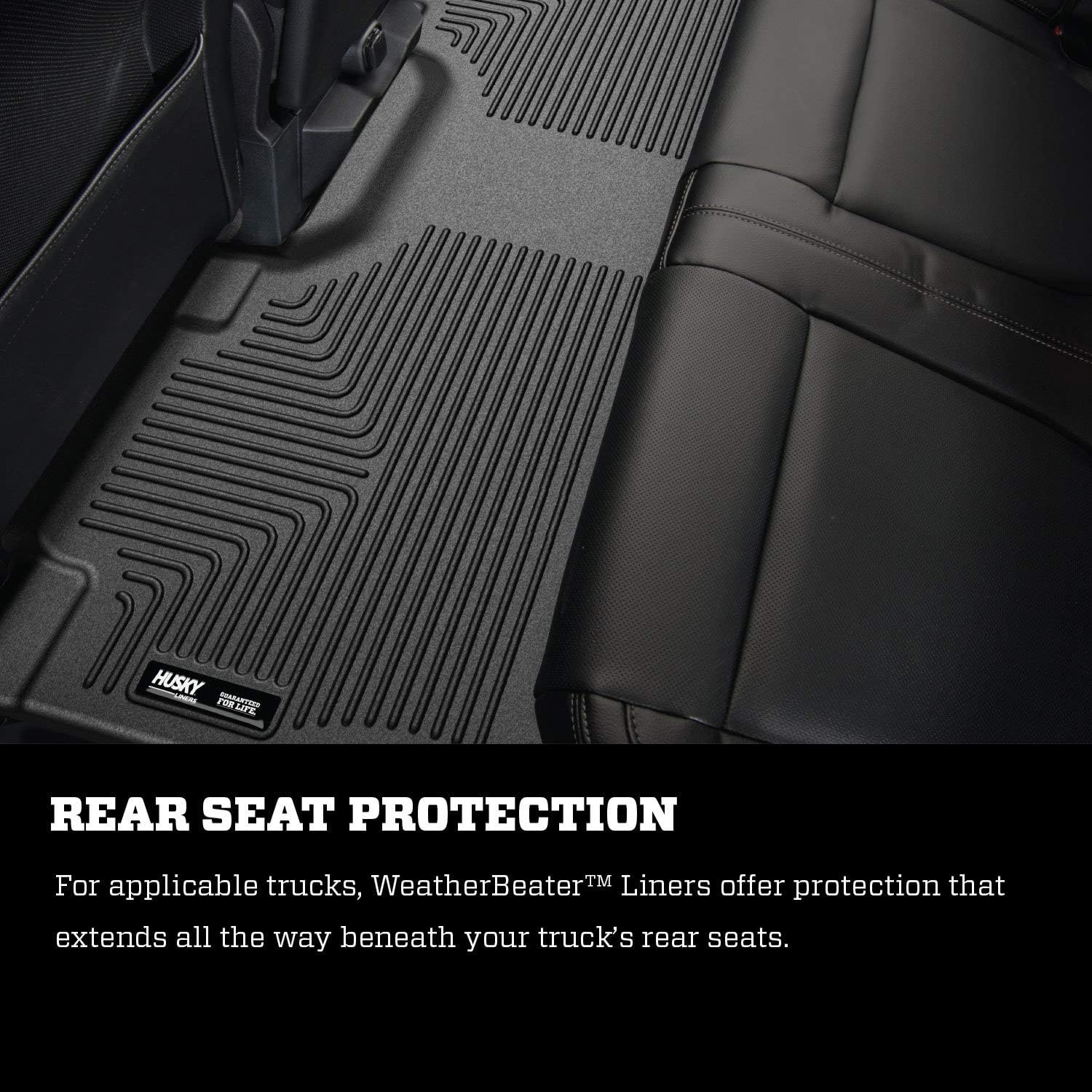 Black Front & 2nd Seat Floor Liners 3 Pcs U3311