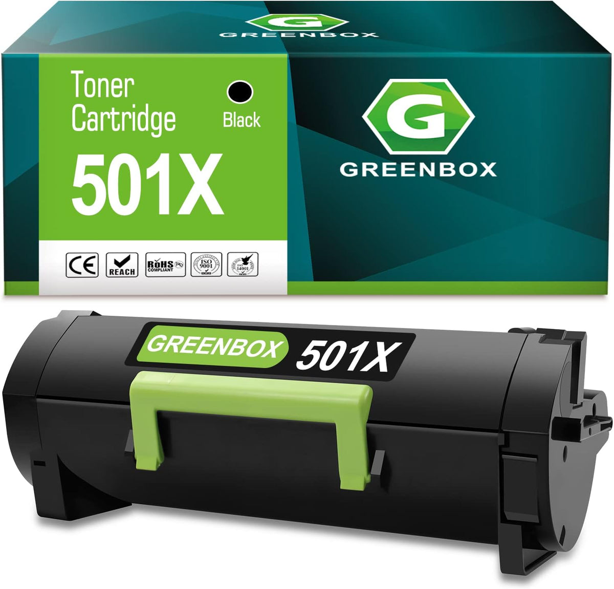 Remanufactured Toner Cartridge for Lexmark MS510dn MS610 MS510 MS410 MS415 MS610de MS610dn Printer (1 Black) W62089
