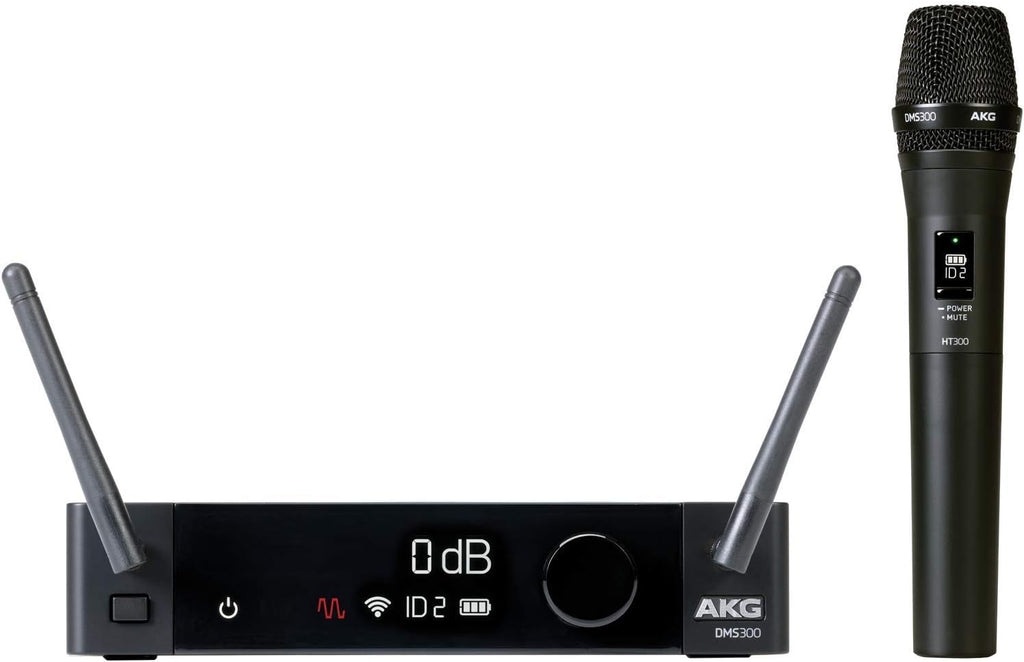 Digital Wireless Microphone System with Stationary Receiver and Handheld Microphone C66276