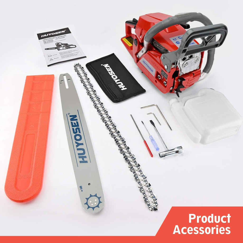60CC 2-Cycle Gas Powered 20-Inch Chainsaw M4919
