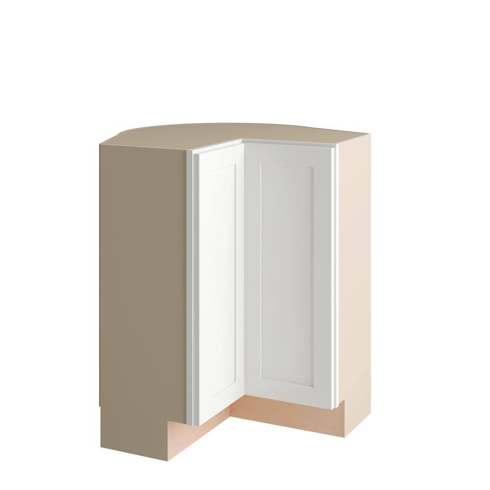 Polar White Lazy Susan Corner Base Kitchen Cabinet A15660