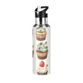 Insulated Stainless Steel Water Bottle with Straw Lid 20 oz E2781