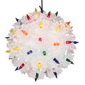 Glitter White Twinkle Sphere Christmas Light T657569