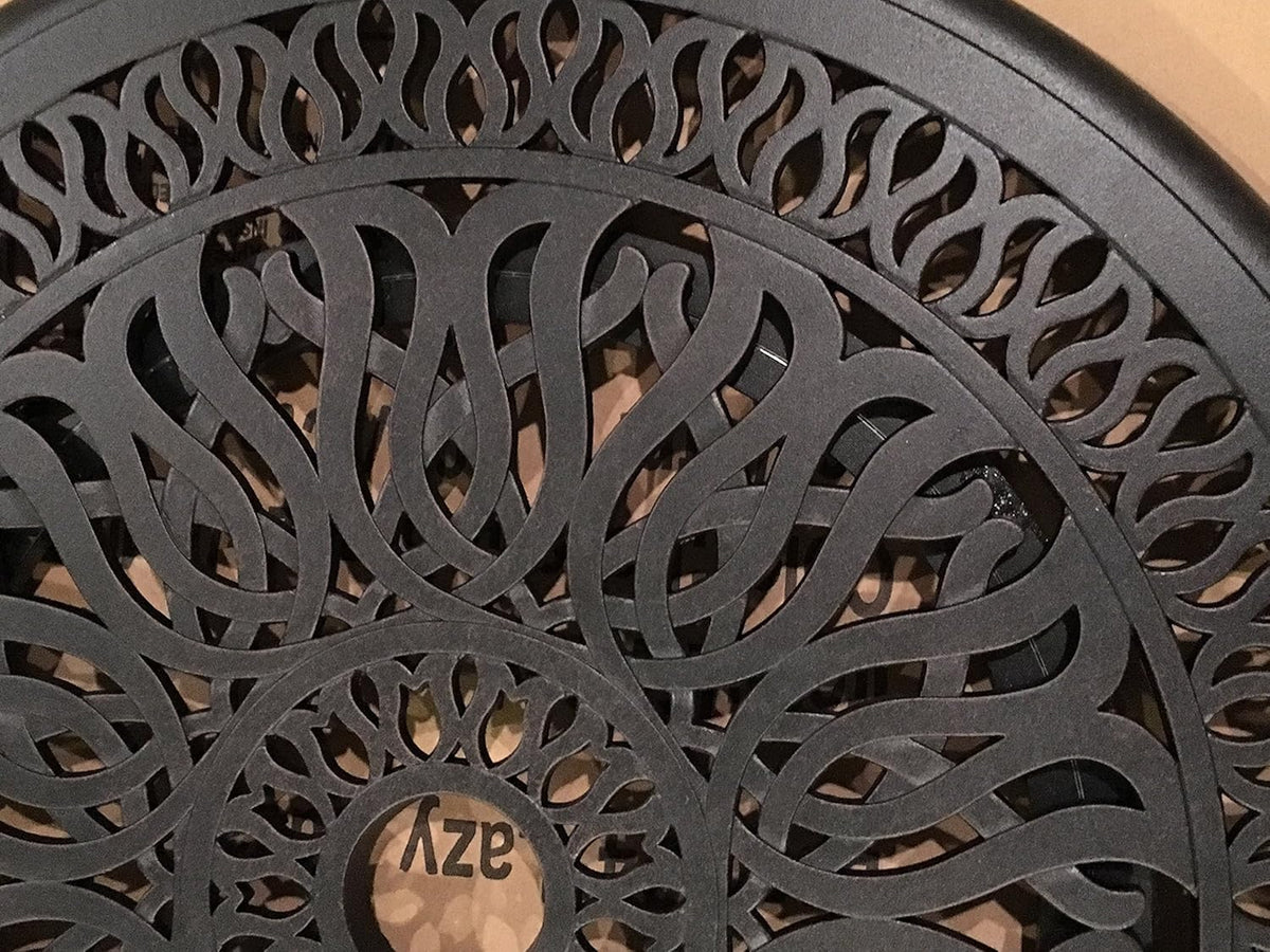 Bronze Cast Aluminum Lazy Susan Turntable Rotating Tray K989374