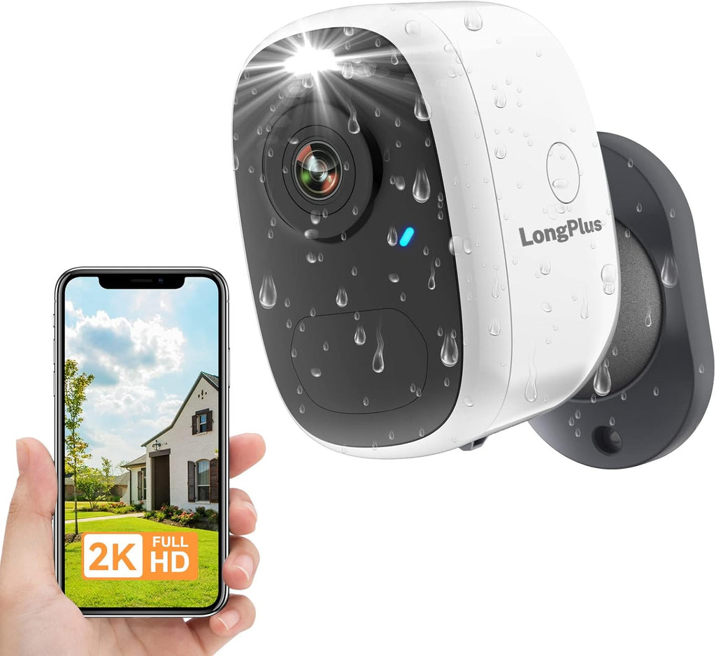 Battery Powered WiFi Security Camera with Color Night Vision F314168
