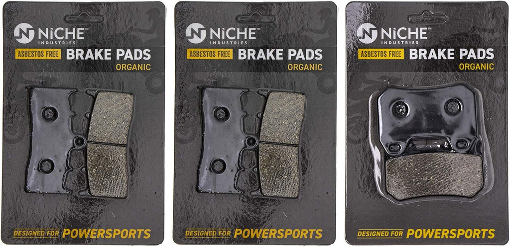 Brake Pad Set Organic Pack of 2 Y167