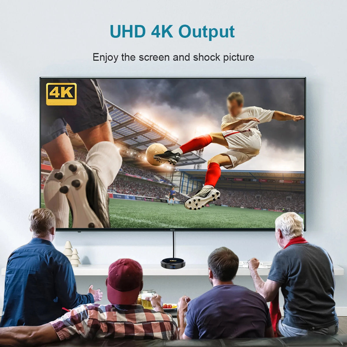4K Smart TV Box with WiFi6 BT5.0 Y8272