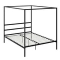 White Twin Canopy Bed D77050