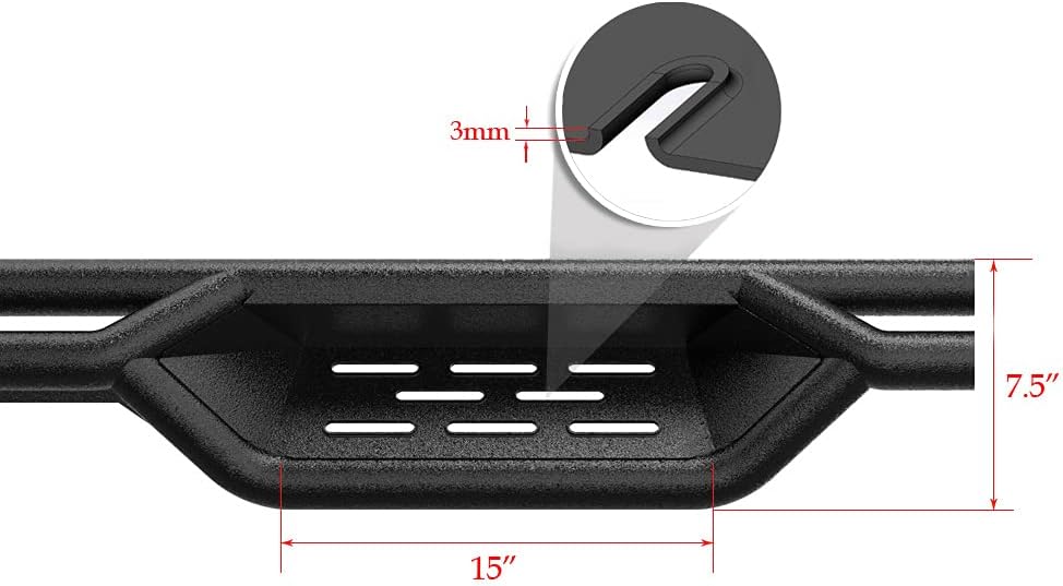Drop Down Style Running Boards Side Step Rock Slider Z880374