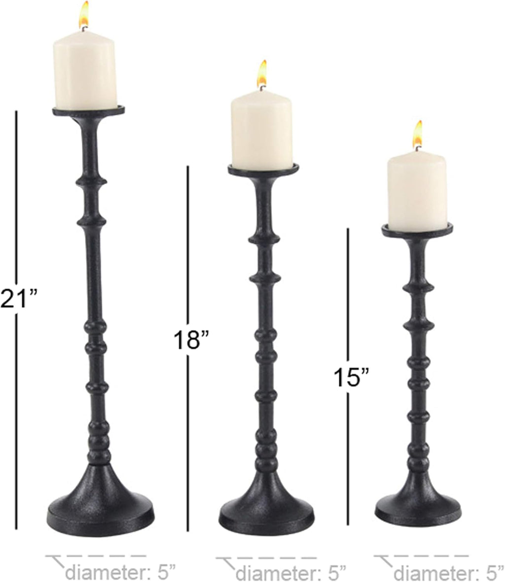 Black Candle Holder Sets A681754