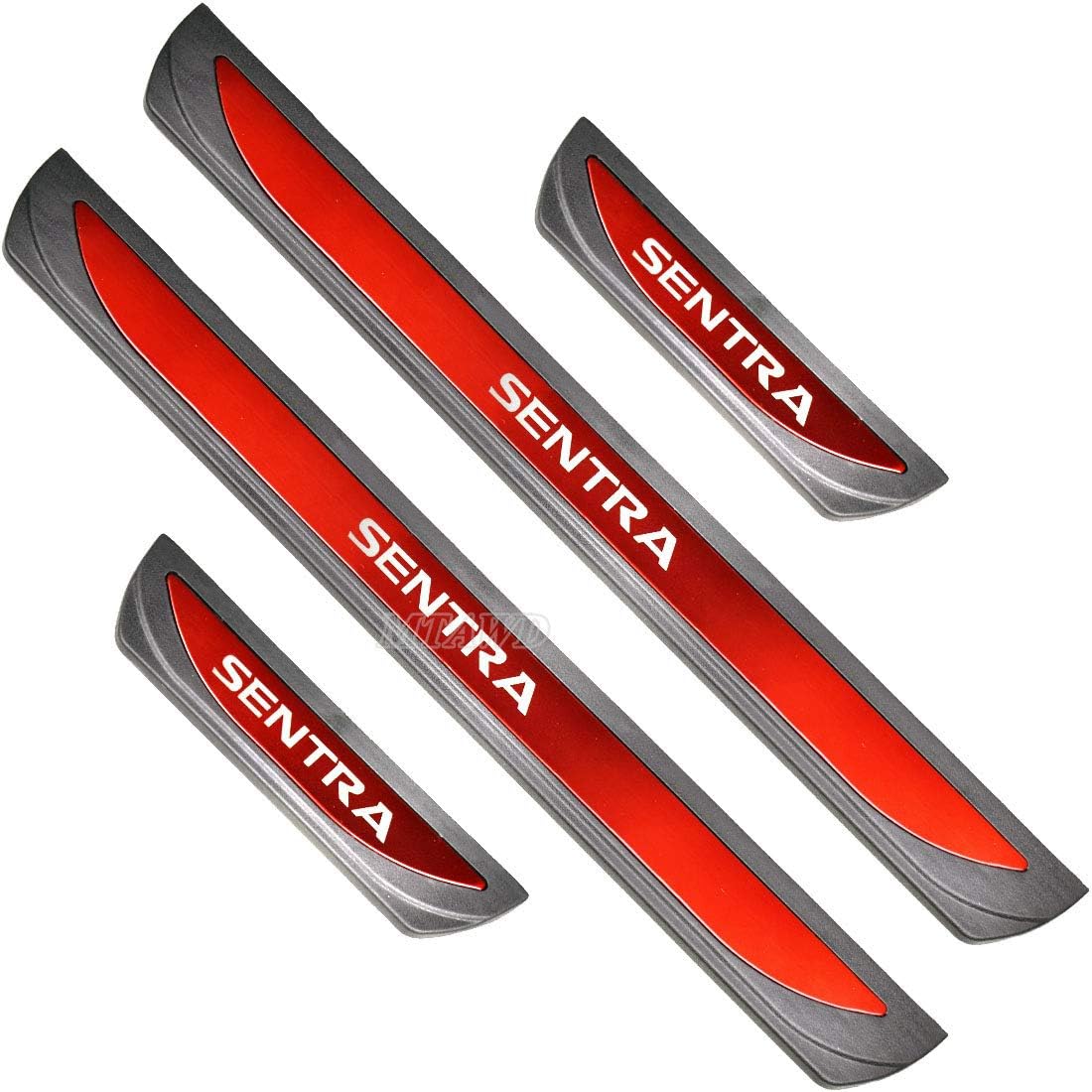 Stainless Car Door Sill Scuff Plate Protectors Trim Pack of 2 A79707