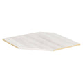Bleached Walnut Corner Shelf Kit Q689