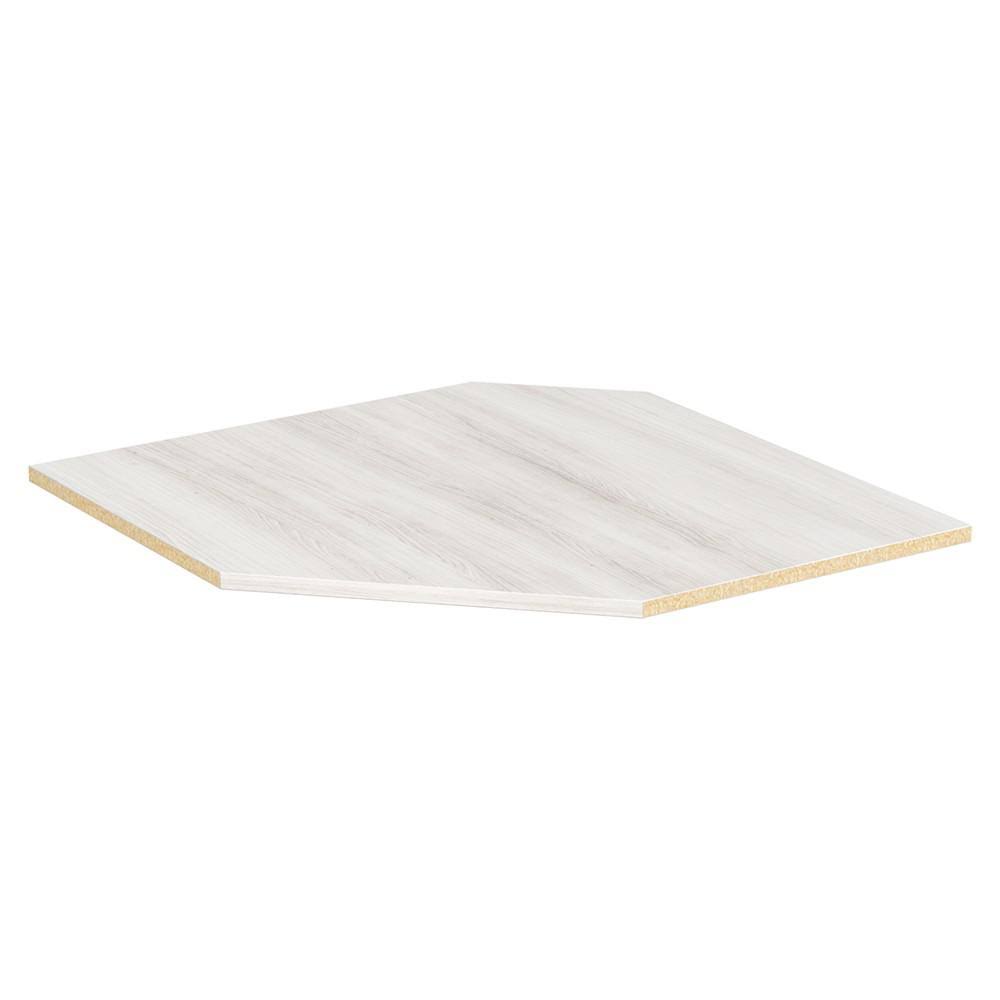 Bleached Walnut Corner Shelf Kit Q689