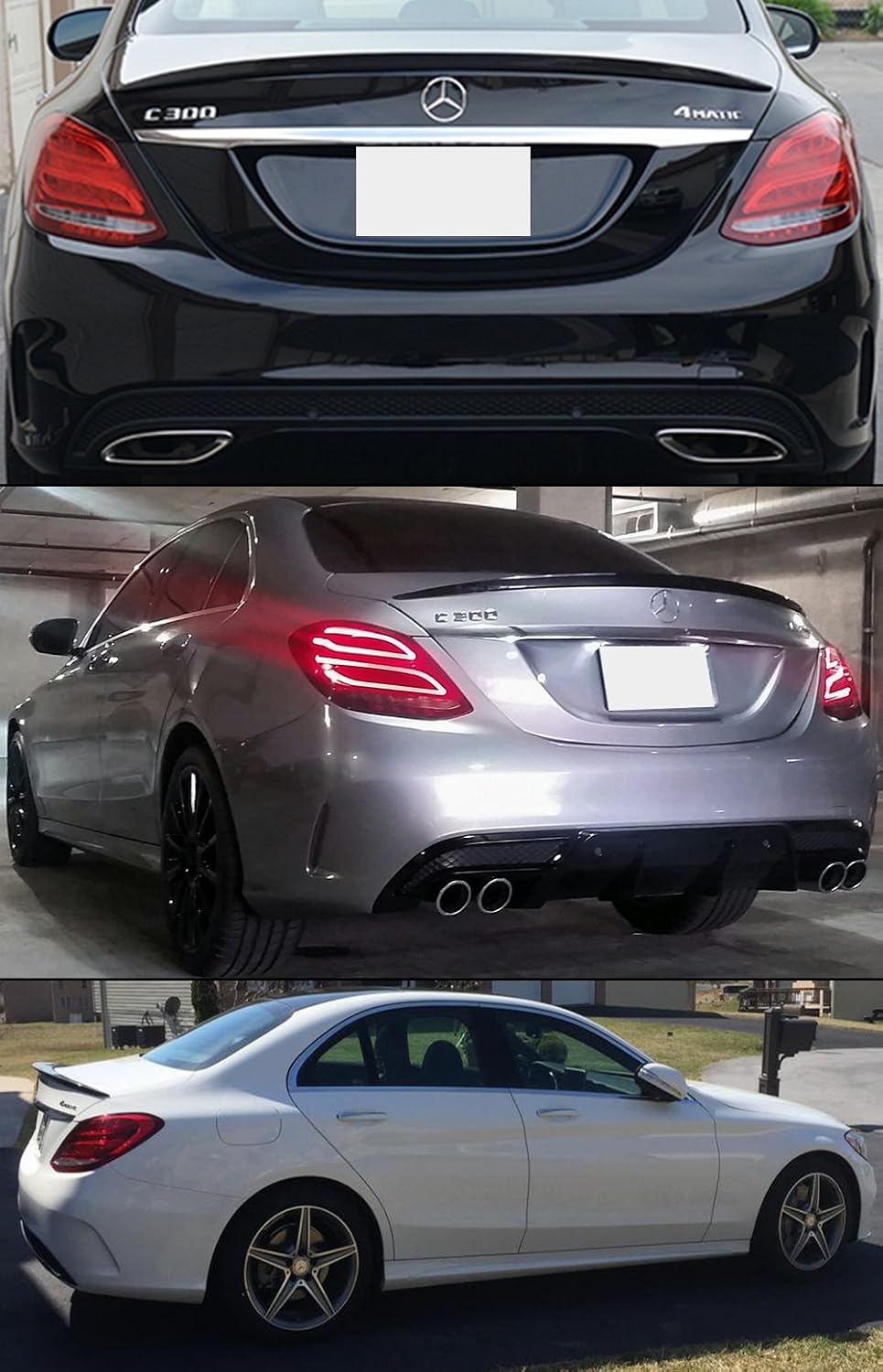 Carbon Fiber Rear Trunk Spoiler Wing L914391