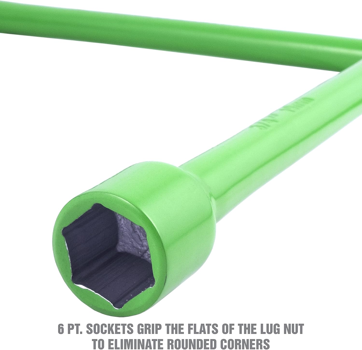 25" 4-Way Lug Nut Wrench, Green, Pack of 2 Z8597