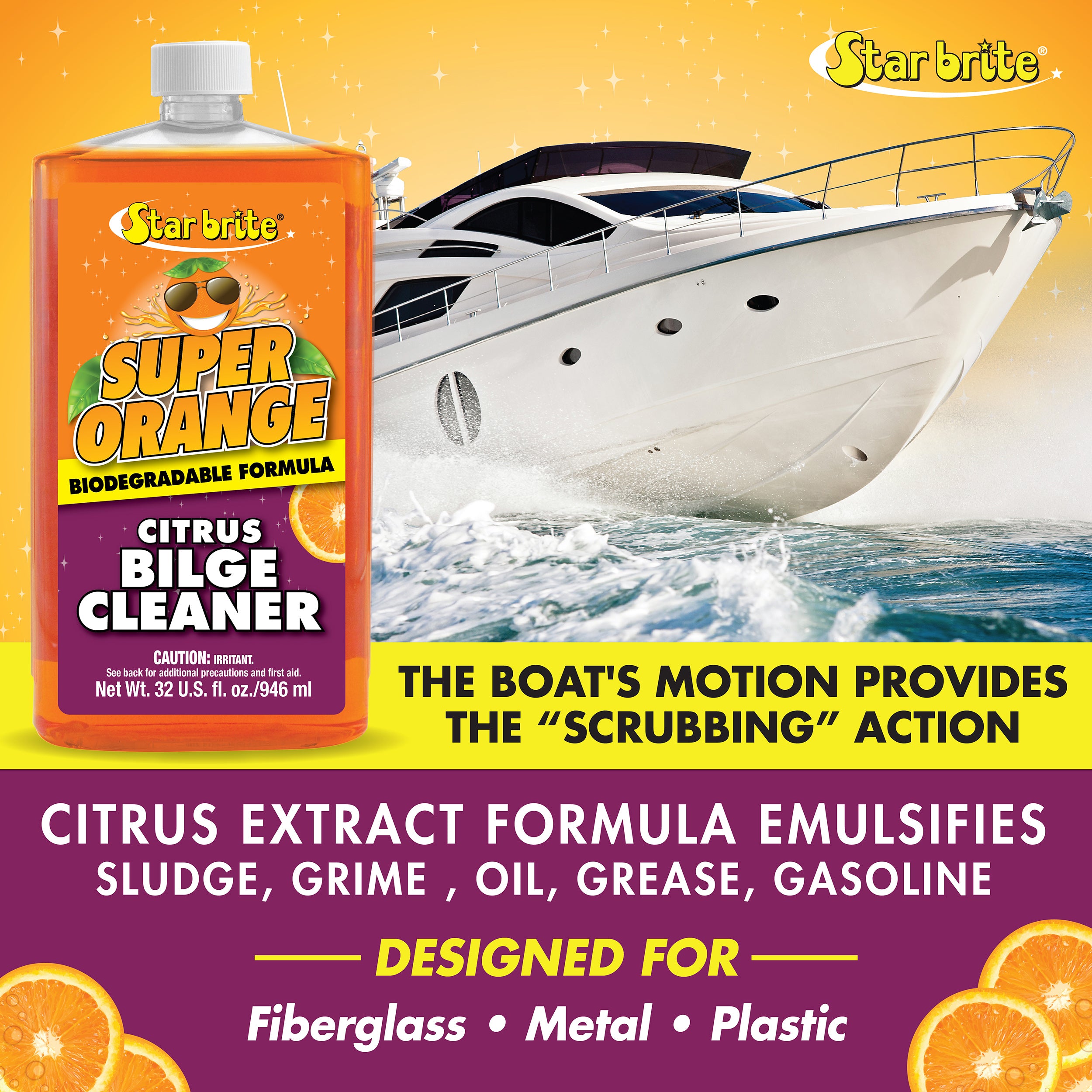 32 Ounce Citrus Bilge Cleaner B588