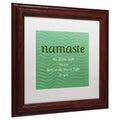 White Matte Wood Frame Art K3621