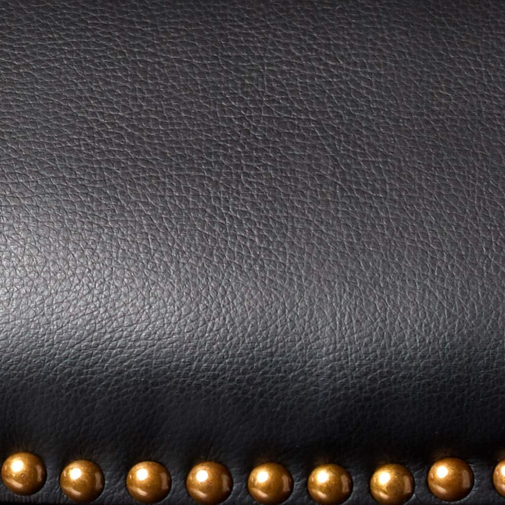 Black Vinyl Captain’s Chair B40454