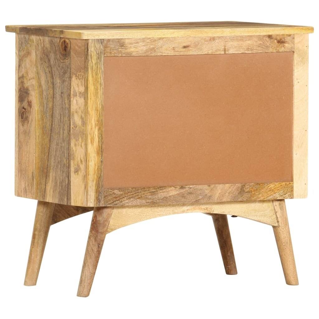 Solid Mango Wood Bedside Cabinet Y509
