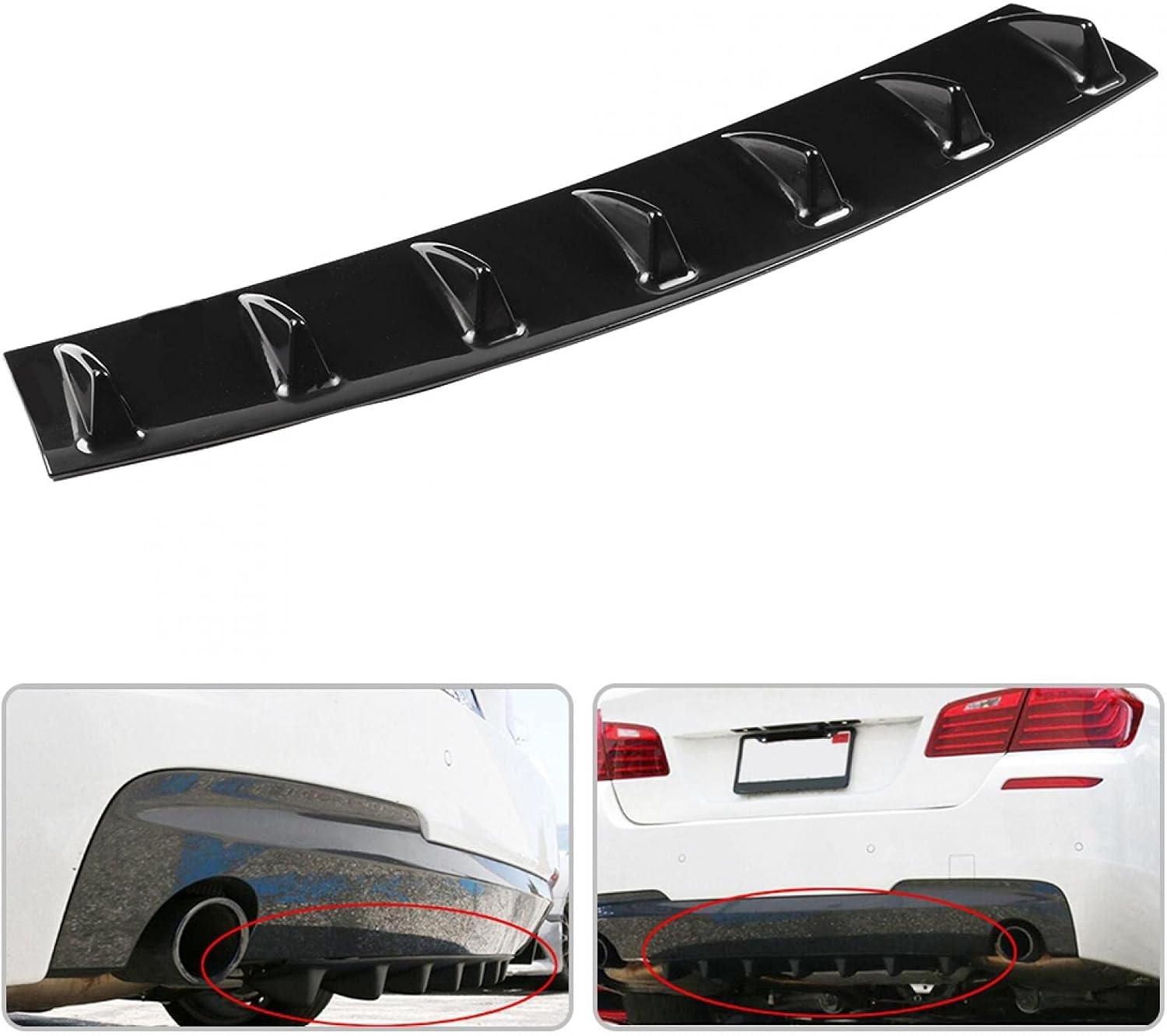 Rear Bumper Lip Diffuser Pack of 2 F5315
