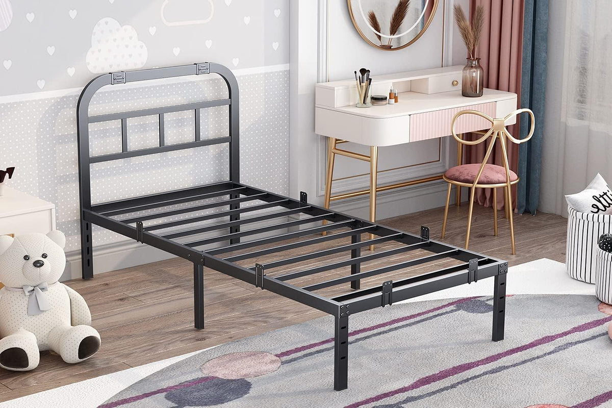 14" Heavy Duty Metal Bed Frame California King Y8138