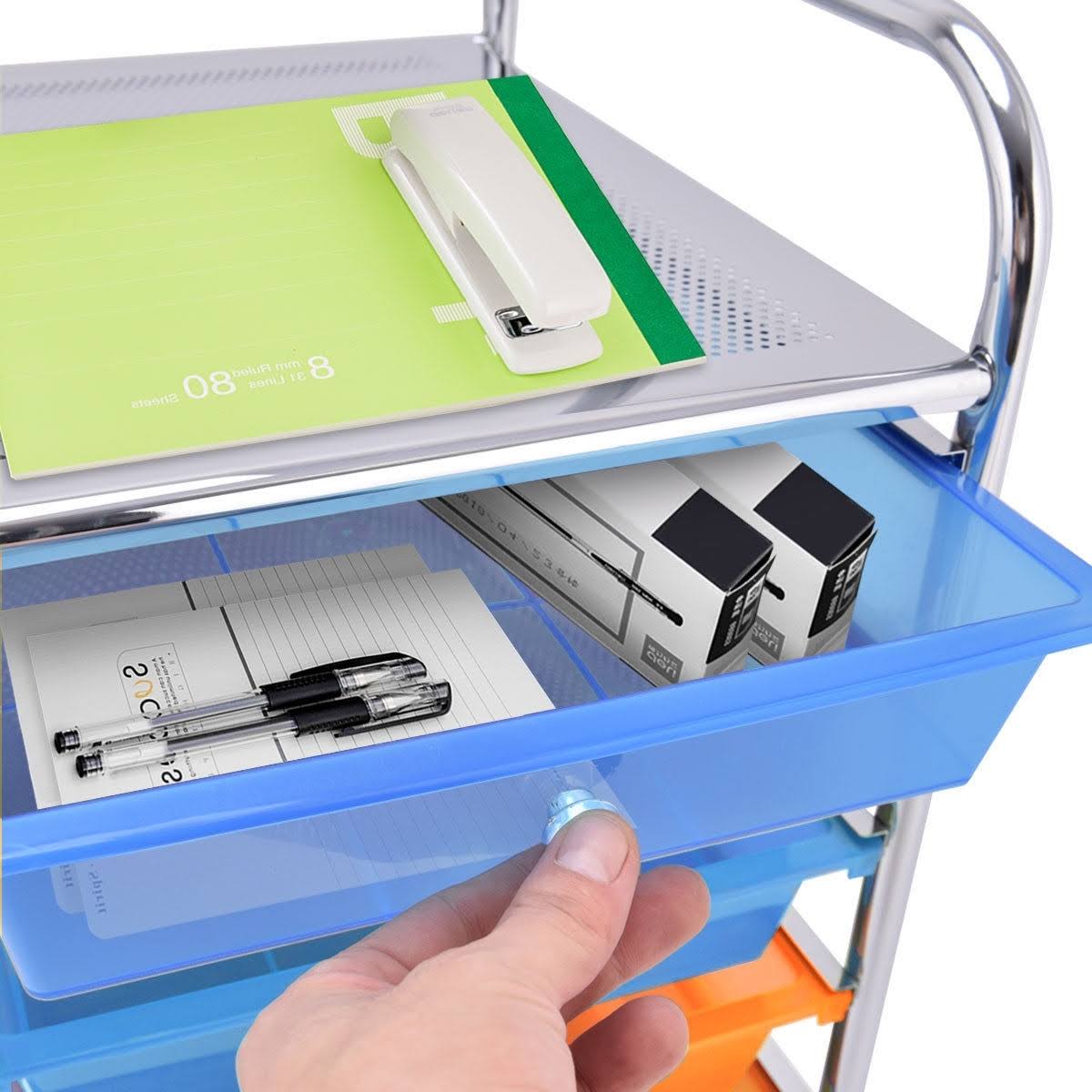 15 Drawers Rolling Storage Cart Organizer J152553
