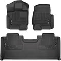 Black Front & 2nd Seat Floor Liners 3 Pcs U3311