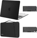 Black Plastic Hard Shell 3 in 1 Case for MacBook Air 13 inch A564916
