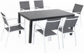 7-Piece Outdoor Dining Set with 6 Sling Chairs and Dining Table F2862