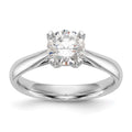 14k White Gold Solitaire Engagement Ring B2929