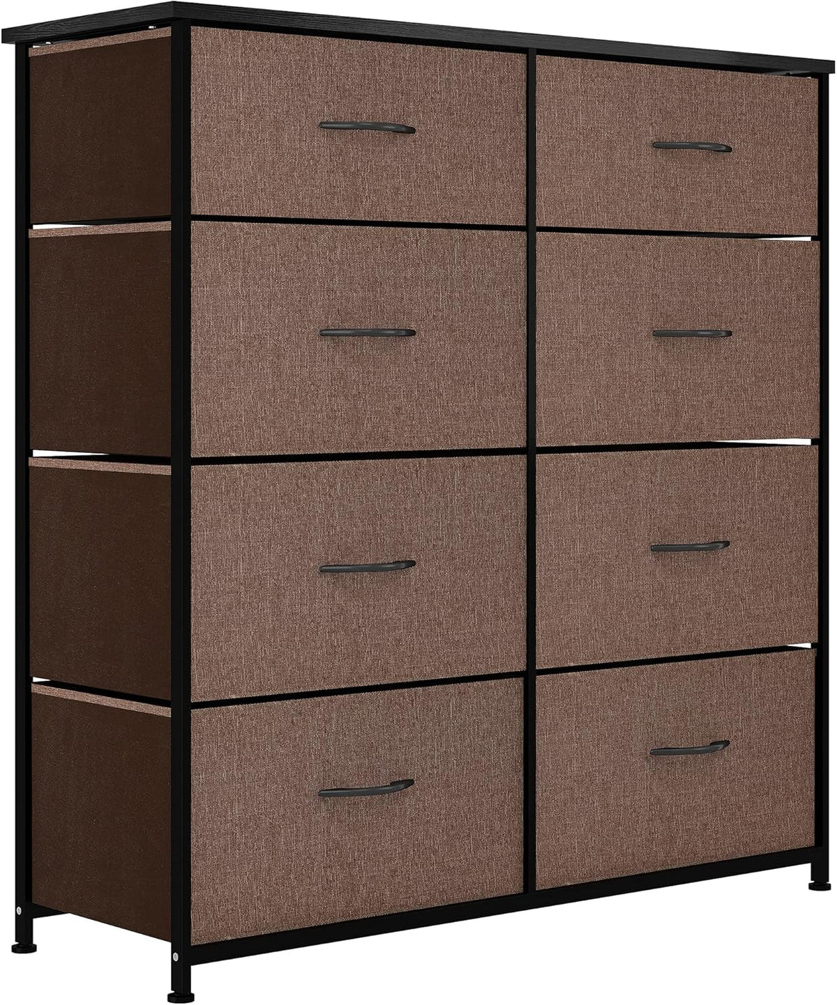 Beige 8 Drawer Fabric Storage Tower Z6516