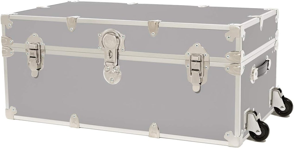 Large Armor Trunk with Removable Wheels 32x18x14 (Black) D598026