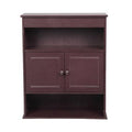 Brown Two-Door Bathroom Cabinet Q2748