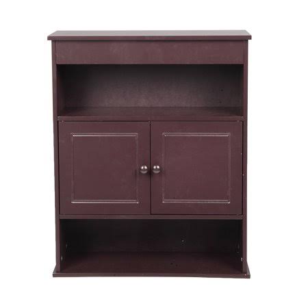 Brown Two-Door Bathroom Cabinet Q2748