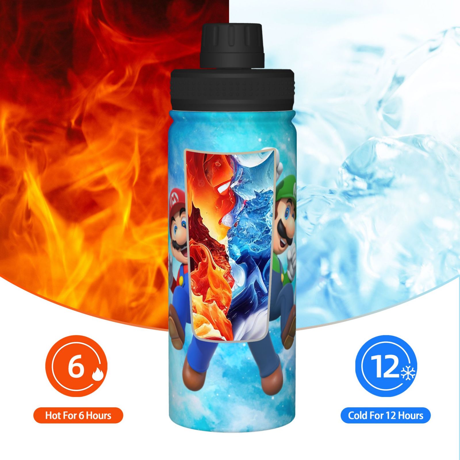 Insulated Stainless Steel Water Bottle 18OZ R4792
