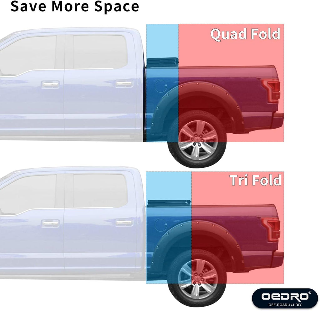 Soft Quad Fold Truck Bed Tonneau Cover H7014