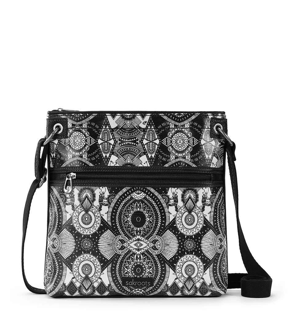 Flat Coated Canvas Crossbody N341