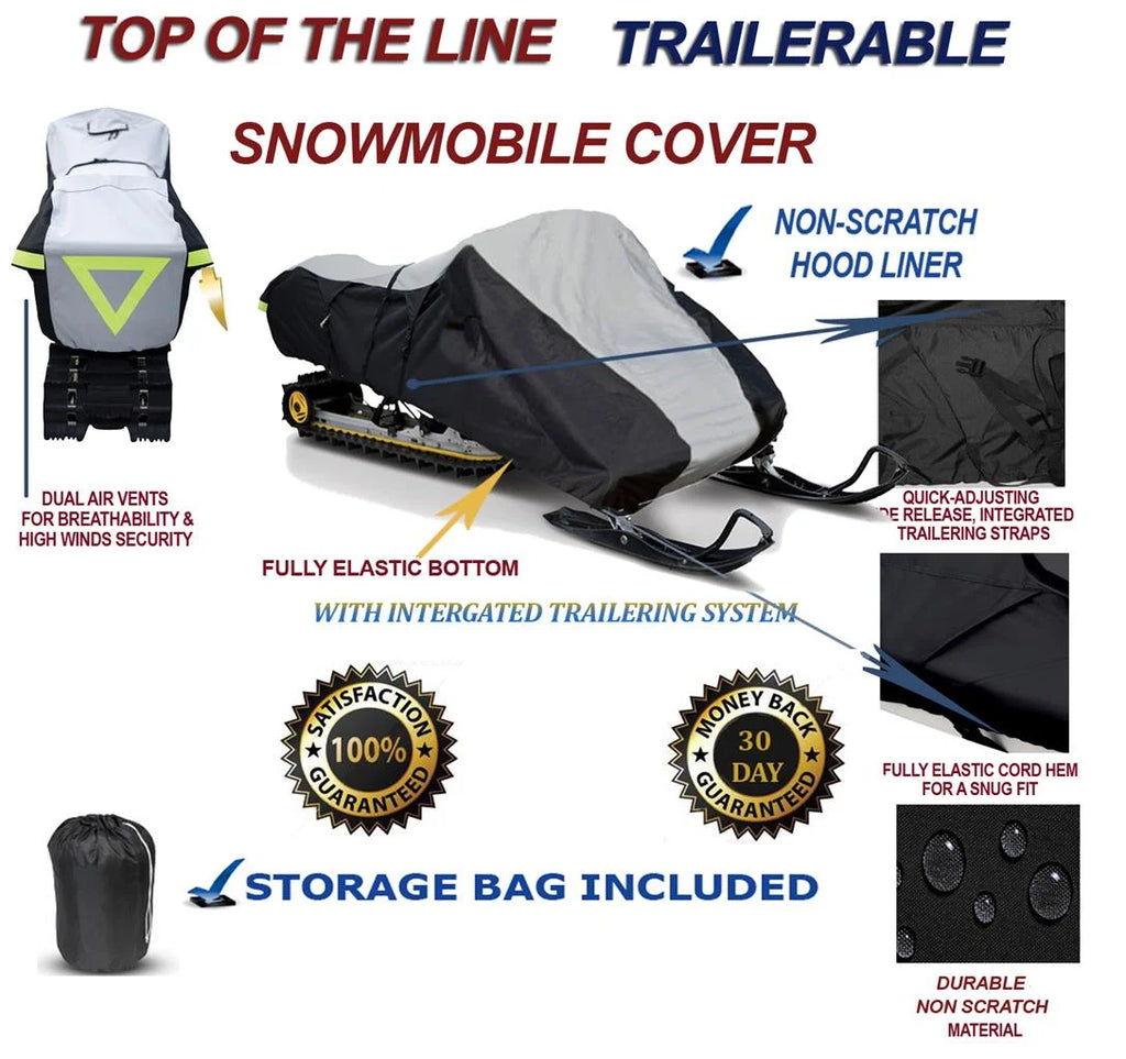 600D Snowmobile Travel and Storage Cover M9216