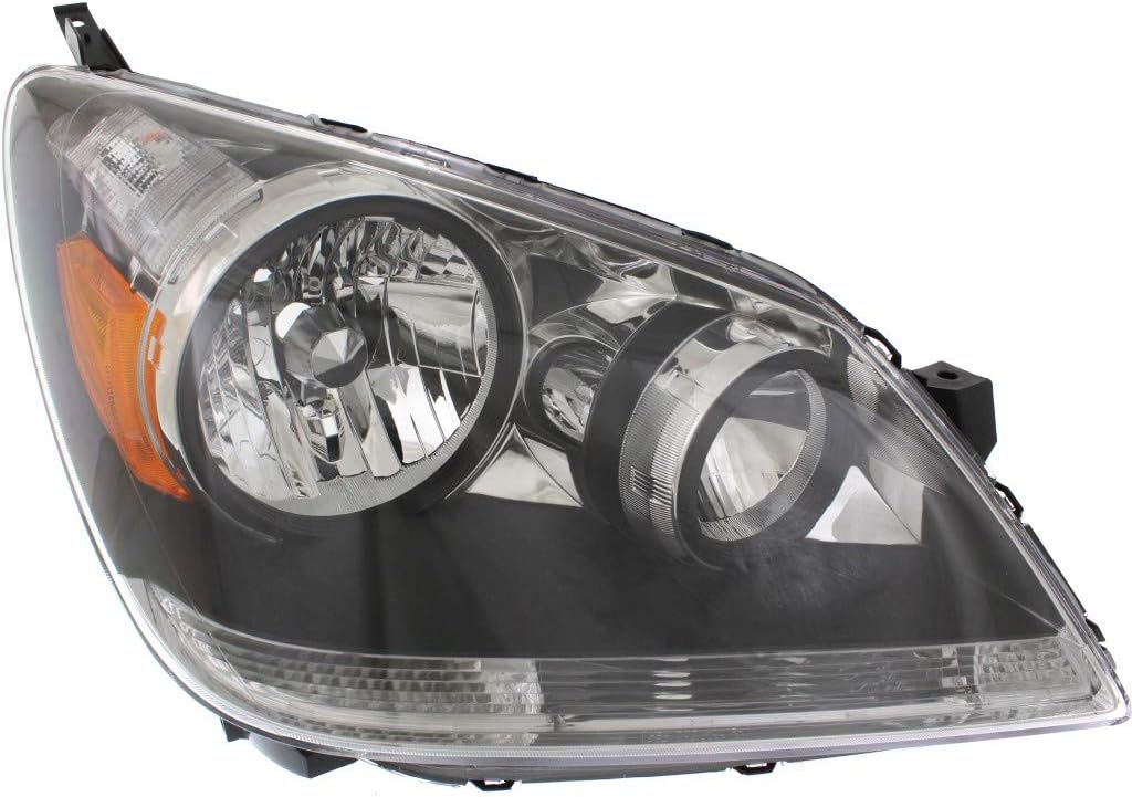 Head Light Assembly Passenger Side Black Housing S59227