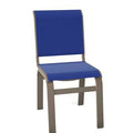 Textured Silver Patio Dining Side Chair B472836