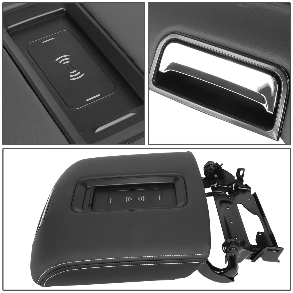Center Console Lid Armrest Latch With Wireless Charger G313868