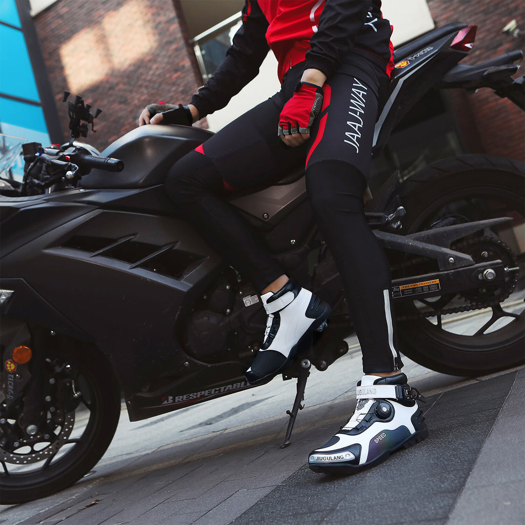 Men Motorcycle Shoes Anti-Slip Boots M307