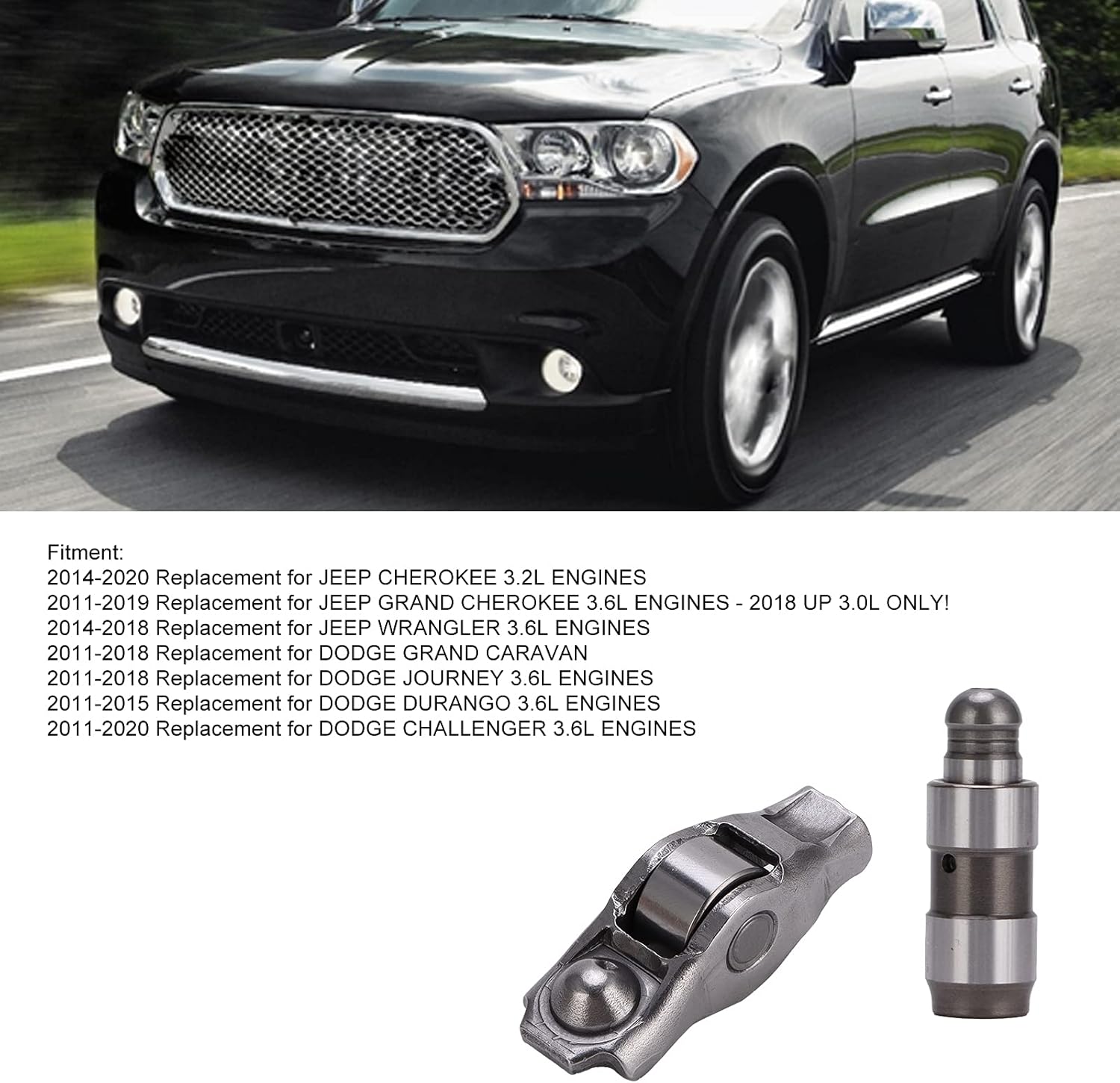 Rocker Lifter Kit Metal Replacement for CHEROKEE 3.2L Engines 2014-2020 Q54937