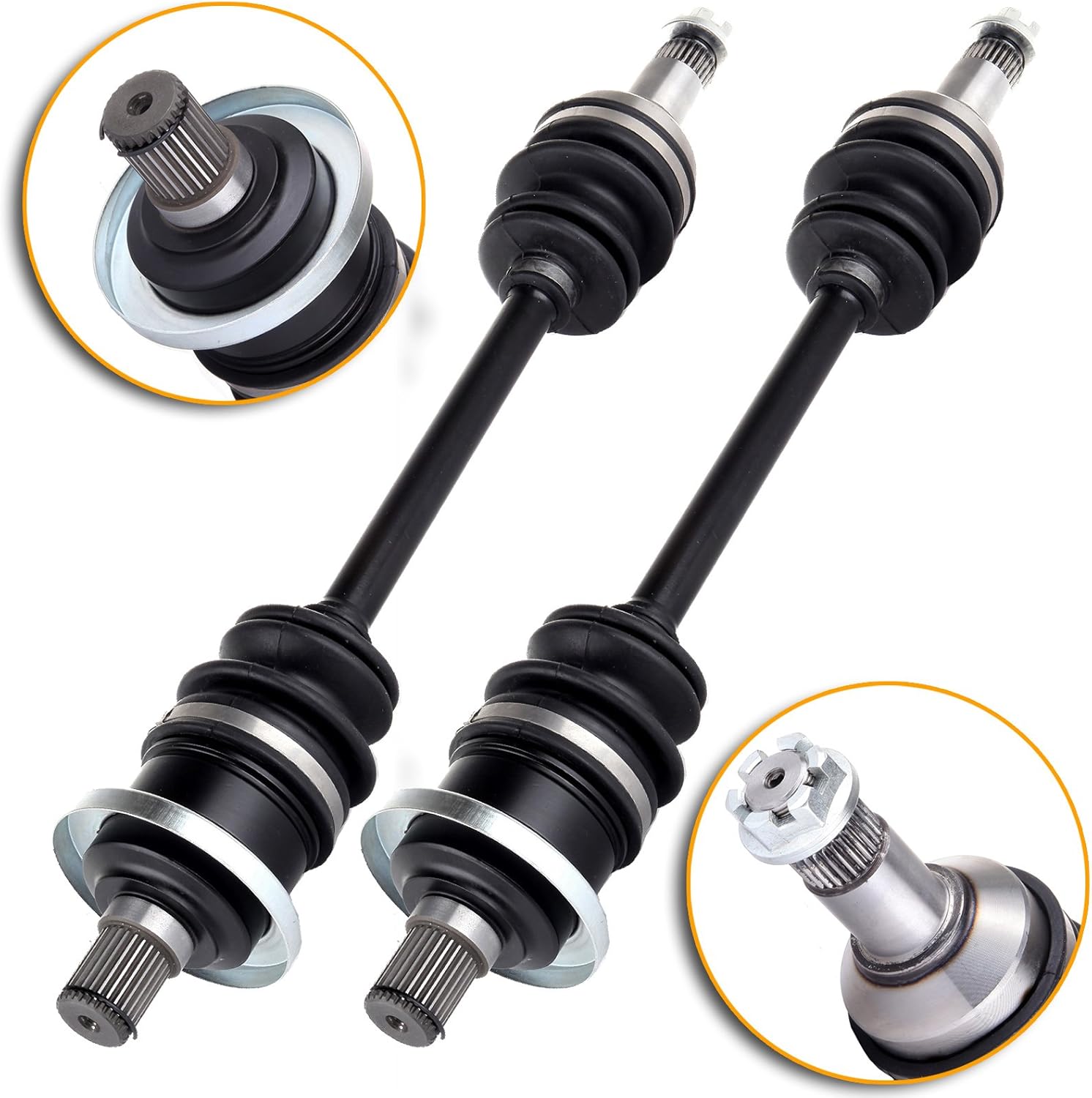 CV Axle Shaft Assemblies 2 PCS Front Rear Left Right V6373