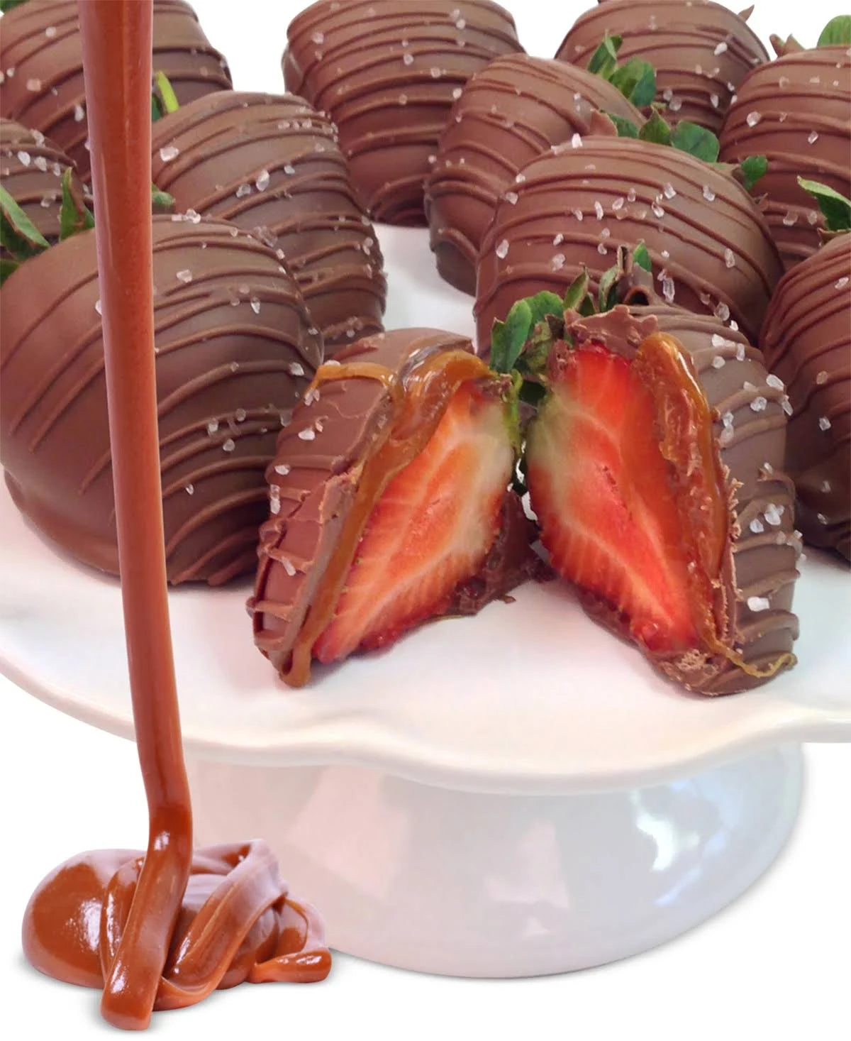 12-pc. Sea Salt Caramel Covered Strawberries J8975
