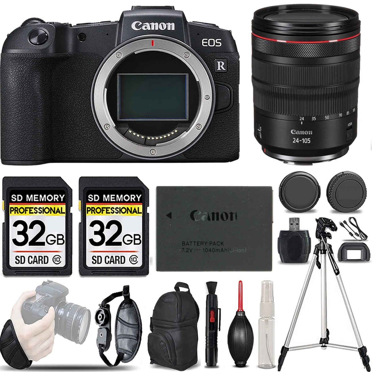 Canon EOS RP Mirrorless Camera + 24-105mm f/4 L IS USM Lens U713