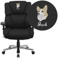 Black Fabric Executive Chair J378106