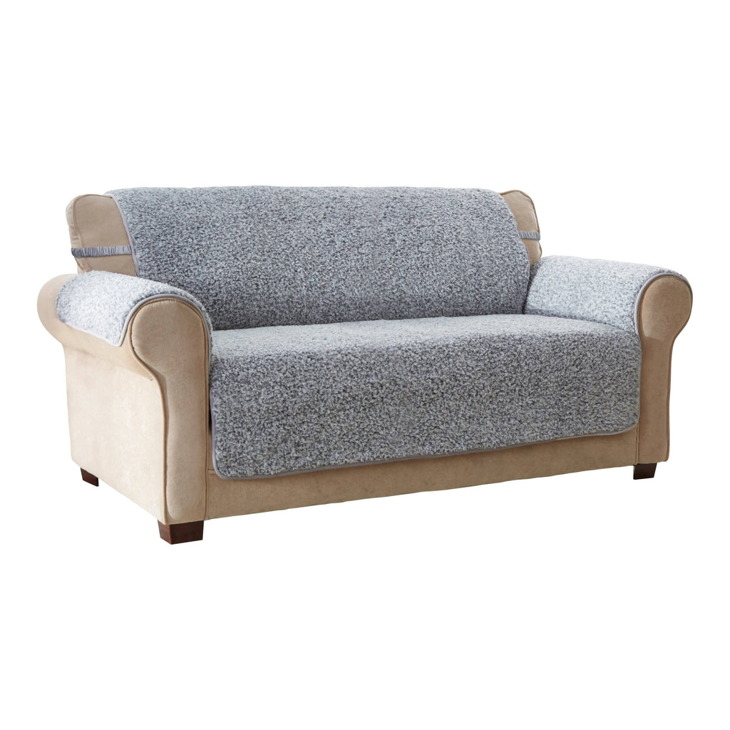 Grey Sherpa XL Sofa Furniture Cover I7748